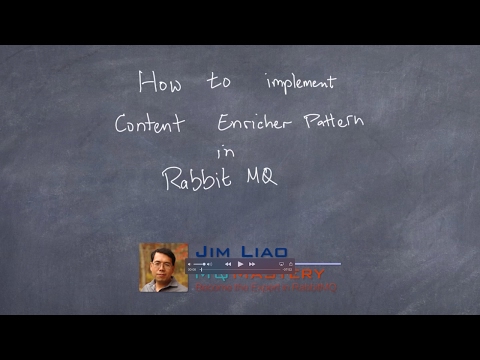 Content Enricher Pattern in RabbitMQ