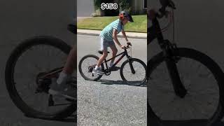 My least expensive to most expensive bike #mtb #bicycle #trending