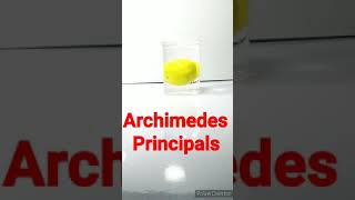 Archimedes Principle. Insight.
