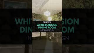 White Mansion Dining Room Interior Design