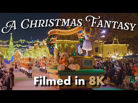 Disneyland "Christmas Fantasy Parade" 2024 | Full Parade Filmed in 8K