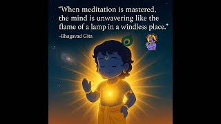 When the Mind Becomes Still: Gita's Wisdom on Meditation 🧘‍♂️🕯️