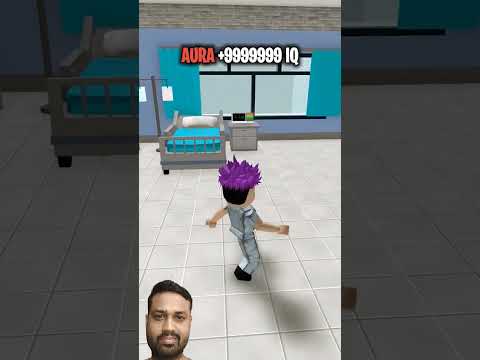 Run🏃🏃🏃🏃 Roblox Boy Aura IQ 99999 Farm The hospital Obby #roblox #shorts #short
