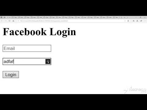 Facebook Login Form Design path1