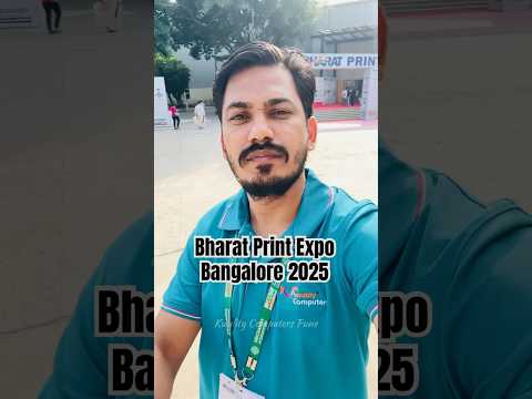 Printing Exhibition in #bangalore  #bharatprintexpo2025 #expo #exhibitionshow  #printer #viralshorts