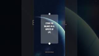 Strive for balance #shortvideo #shorts #quotes #motivation #sigma