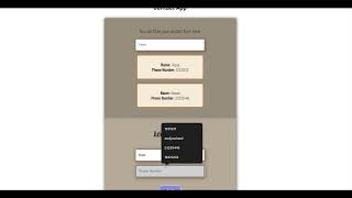 React.js Project Idea | Contact App #react #javascript #reactjs