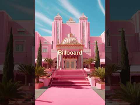 Billboard Stars Through Wes Anderson's Lens: A Whimsical Symphony