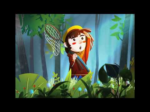 The wonderful imaginary adventure in the enchanted forest