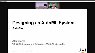 Alex Smola: Automatic Machine Learning with AutoGluon - Algorithms, Domains, Applications