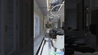 Sophisticated Dining Room Interior Design by Al Mohanad Interior Design