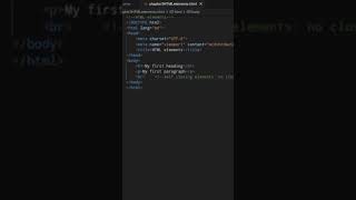 HTML for beginners | chapter 3 - HTML elements | part 7 - order of nesting in HTML.