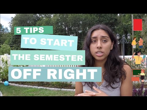 Top 5 tips to help you start the semester successfully | College tips,success,student advice, RIT