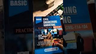Civil engineering first year technology practical note books 📚 and there names