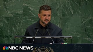 Zelenskyy delivers address at United Nations General Assembly