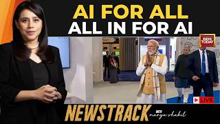 LIVE: India AI Impact Summit 2026 | PM Modi-President Macron Milan | NewsTrack with Marya Shakil
