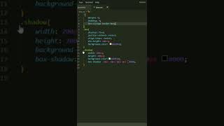 How to  add box shadow in html and css #shorts #coding
