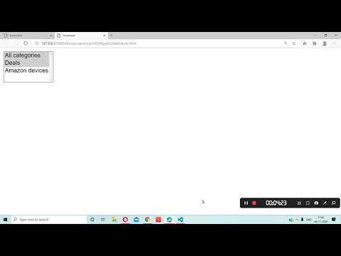 HTML Tutorial in Hindi [Part 27] - HTML Forms Select Option