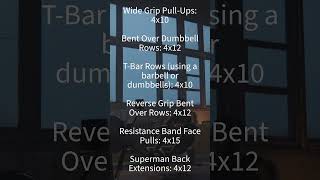 V-SHAPED BACK WORKOUT ROUTINE  #workoutfromhome #backworkout #backexercise #upperbodyworkout