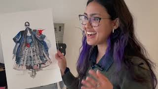 Creative process tutorial: Design development - fabric & colour