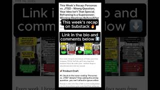 The Hard Knocks Of Product - Weekly Recap (WOF 2/10/2025)