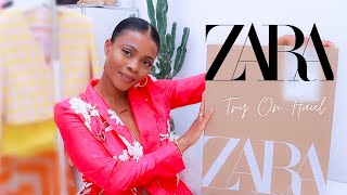 ZARA HAUL 2022 // NEW IN ZARA TRY ON HAUL | ama loves beauty