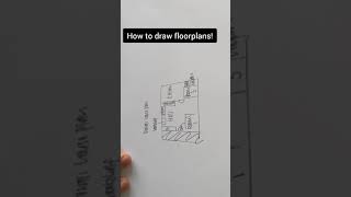 how to draw/ read floorplans? #architecture #floorplan #realestate #howto #howtodraw #interiordesign