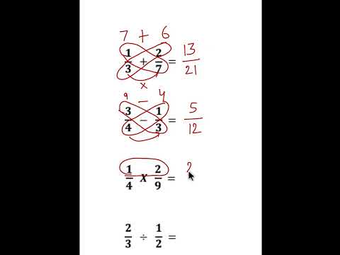 Fractions Math Trick
