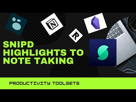 Snipd Podcast App. for Highlights & Note taking  Video 2