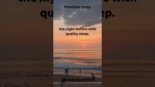 10-Second Performance Upgrade: Sleep Optimization Tip