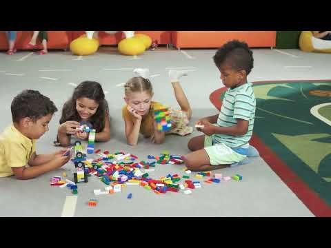 Building Dreams: Kids and Their Colorful Block Adventure
