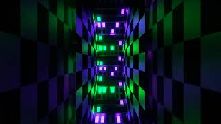 Purple And Turquoise Neon Circular Light Strobe Effect #vertical #verticalvideo #videobackground #vj
