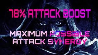 78% ATTACK BOOST SYNERGY maximum possible synergy attack boost july2020 MARVEL CONTEST OF CHAMPIONS