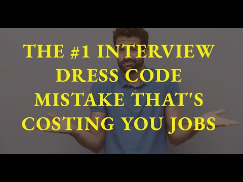 How to dress for the job interview