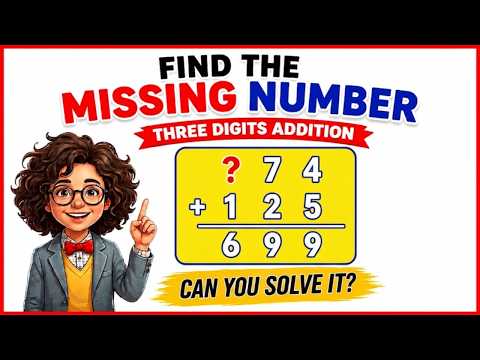 Three-Digit Missing Number Challenge