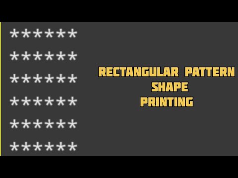 Print rectangular shape in C #shorts #placement #patternprintinginc #Cprogramming #LearnWithRJ