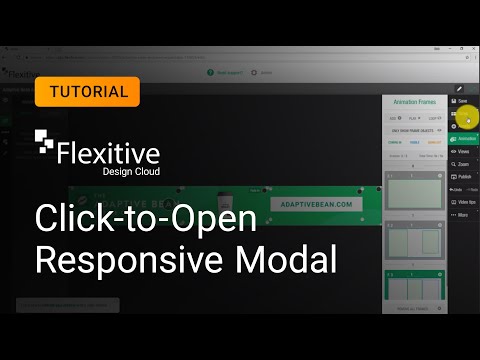 Click to Open Responsive Modal - Flexitive Tutorial