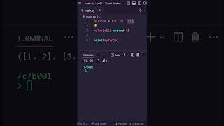 You Can CHANGE TUPLES?? #python #coding #programming