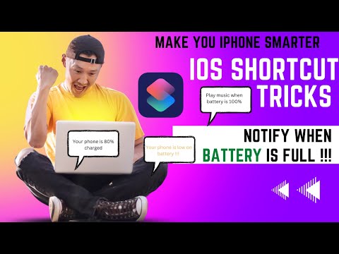 Notify when BATTERY is FULL !!! Must Know shortcut! | iOS shortcut | iPhone Tips & Tricks