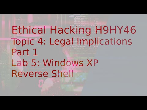 Ethical Hacking Topic 4 - Legislation in the UK, the Data Protection Act 2018