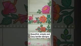 #easyborderdesign#frontpagedesign#schoolprojectdesign#coverpagedesign#decoration#flowerborderdesigns