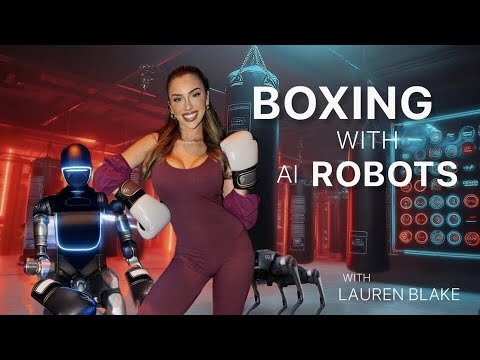 Boxing with AI Robots | Lauren Blake's Futuristic Challenge
