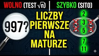 Najważniejsze algorytmy liczbowe na maturze! Sito i Test Pierwszości!