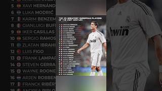The 25 Greatest European Players of the 21st Century | Goals | Football Club #cr7 #football #goals
