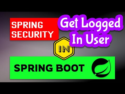 Getting Authenticated User in Spring Boot