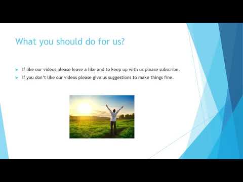 What is  my you tube channel about(Introduction)