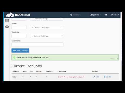 cPanel - Cron job – how to create one