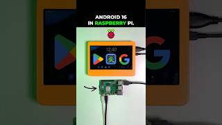 Android 16 in Raspberry Pi with Google Playstore & Games #shorts #gadgets #tech #pcb #jlcpcb