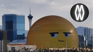 The Many Faces of Orbi •  Las Vegas's Sphere Emoji (4K)