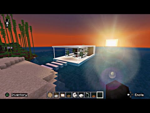 Minecraft | Beautiful House On The Beach